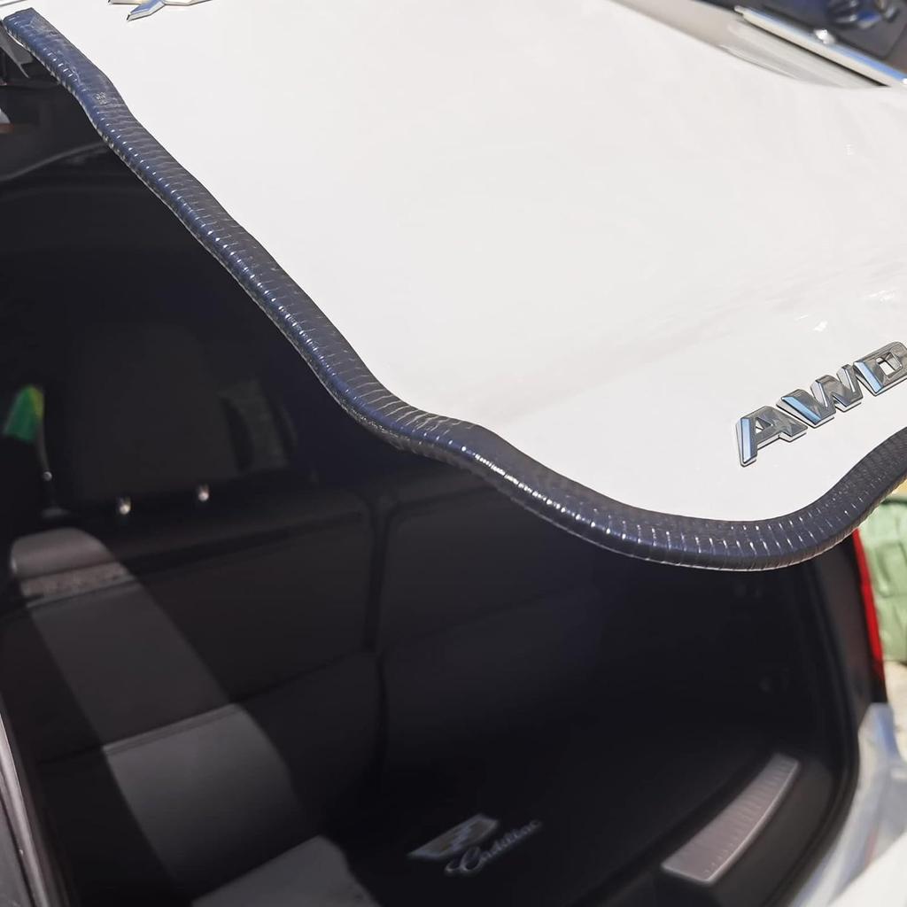 10M/32.8FT Edge Decorative Rubber U-Shaped Channel Strip with Metal Door Edge Protector Car Door Seal