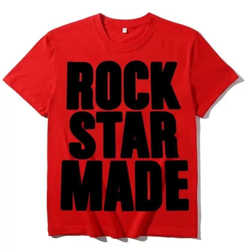 

Рок Готика Мода Мужская Панк Гранж Хип-Хоп Рэп Винтаж Принт Букв Короткая Футболка Повседневная Оверсайз Y2K Хлопок Уличная Одежда 4XL