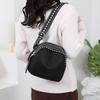 Women's Shoulder Bag Solid Color Crossbody Bag Water-Repellent Oxford Bag