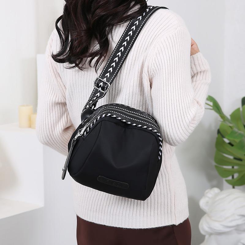 Women's Shoulder Bag Solid Color Crossbody Bag Water-Repellent Oxford Bag