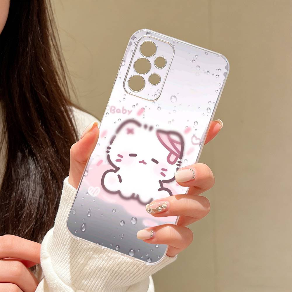 Fun and Cute Phone Case Transparent Silicone Soft For Samsung S25,S24,S21,S22,S23,S30,Ultra,S20,Plus,Fe