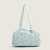 Girls' Heart Cotton Canvas Bowling Bag Sweet Handbag Shoulder Bag