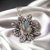 Asthenic Multi Gemstone Pendant, 925 Sterling Silver Jewelry, Handmade Pendant CP-10