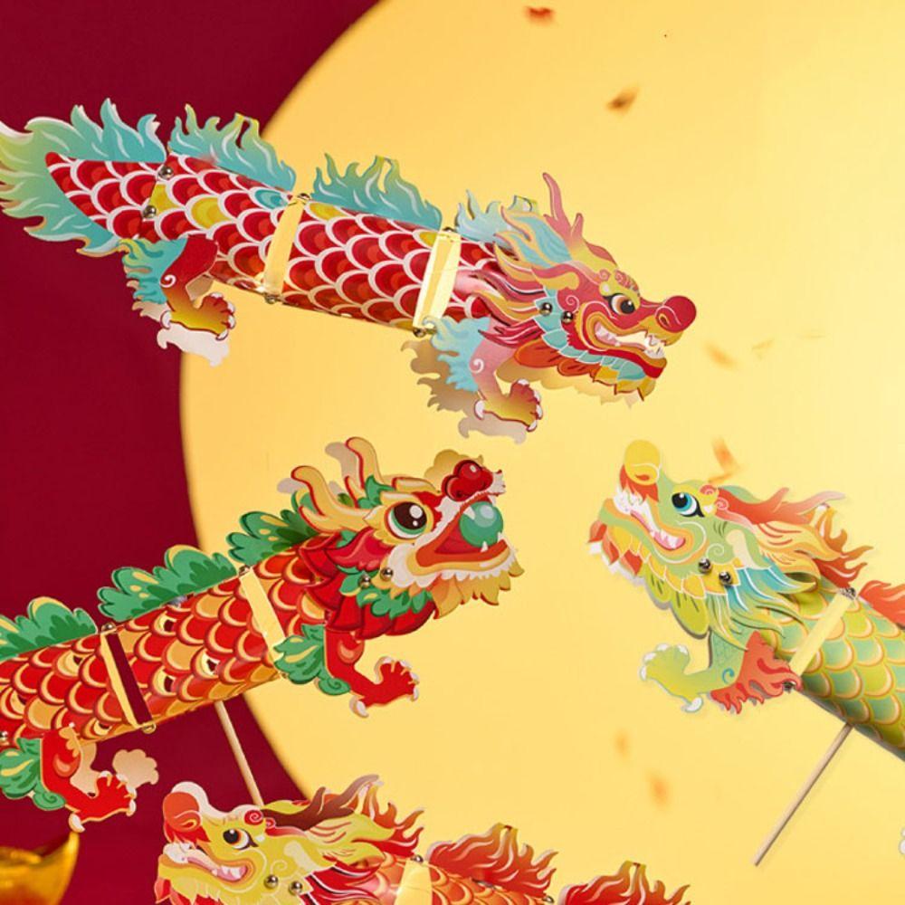 Glowing Lantern Making Material Flexible Spring Festival Dragon Decoration Lantern Festival