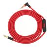 Replacement Audio Cable with Inline Microphone and Track Control Portable Audio Cable for Headphones
