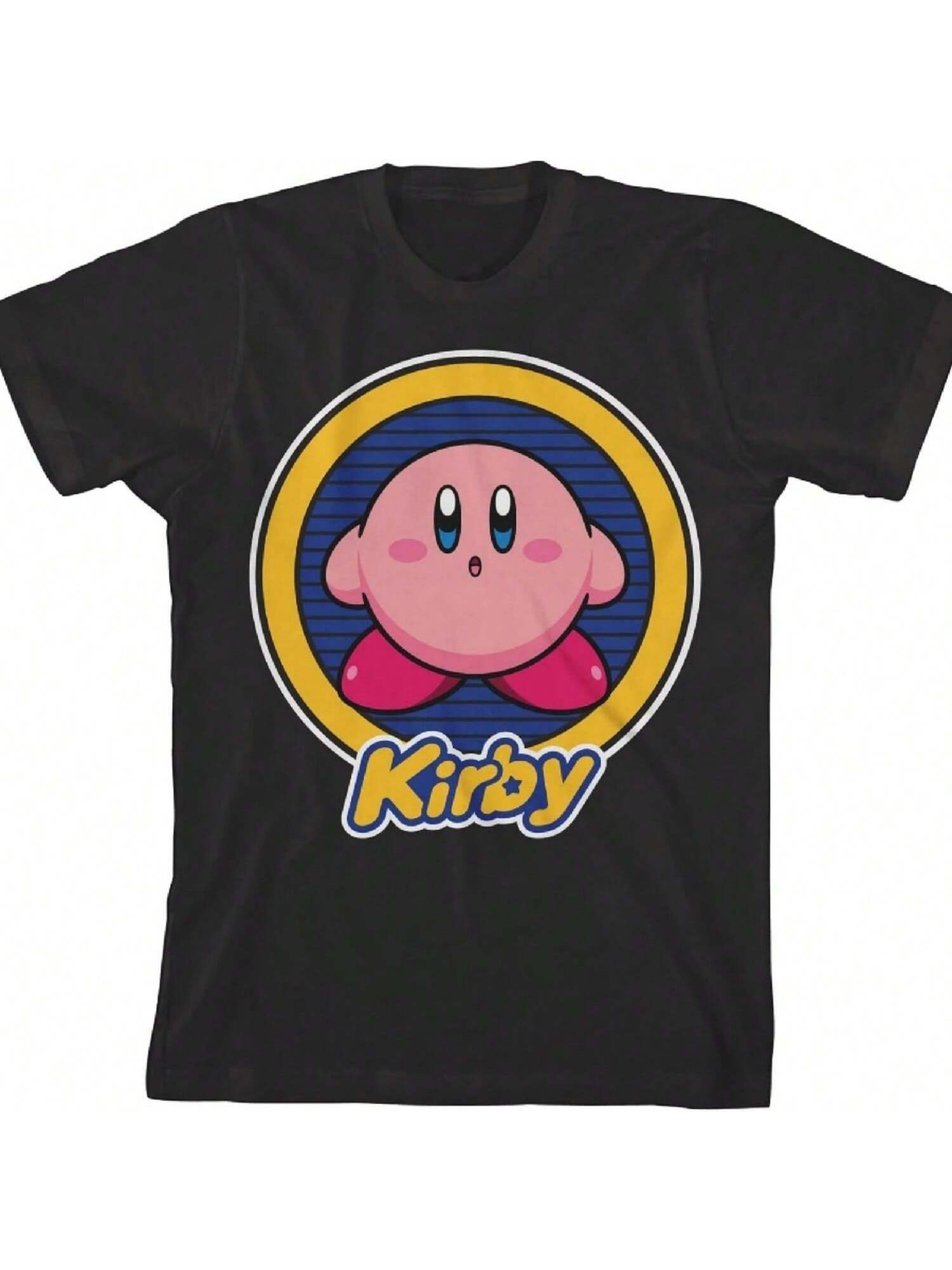 Character Circle Logo Boy s Black T-Shirt S разноцветный