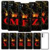 Marble Letter Phone Case For Oppo Reno 13 12 11 10 7 F Find X5 X6 A98 A80 A79 A78 A57 A54 A31 A17 Pro 5G Soft TPU Cover Fundas