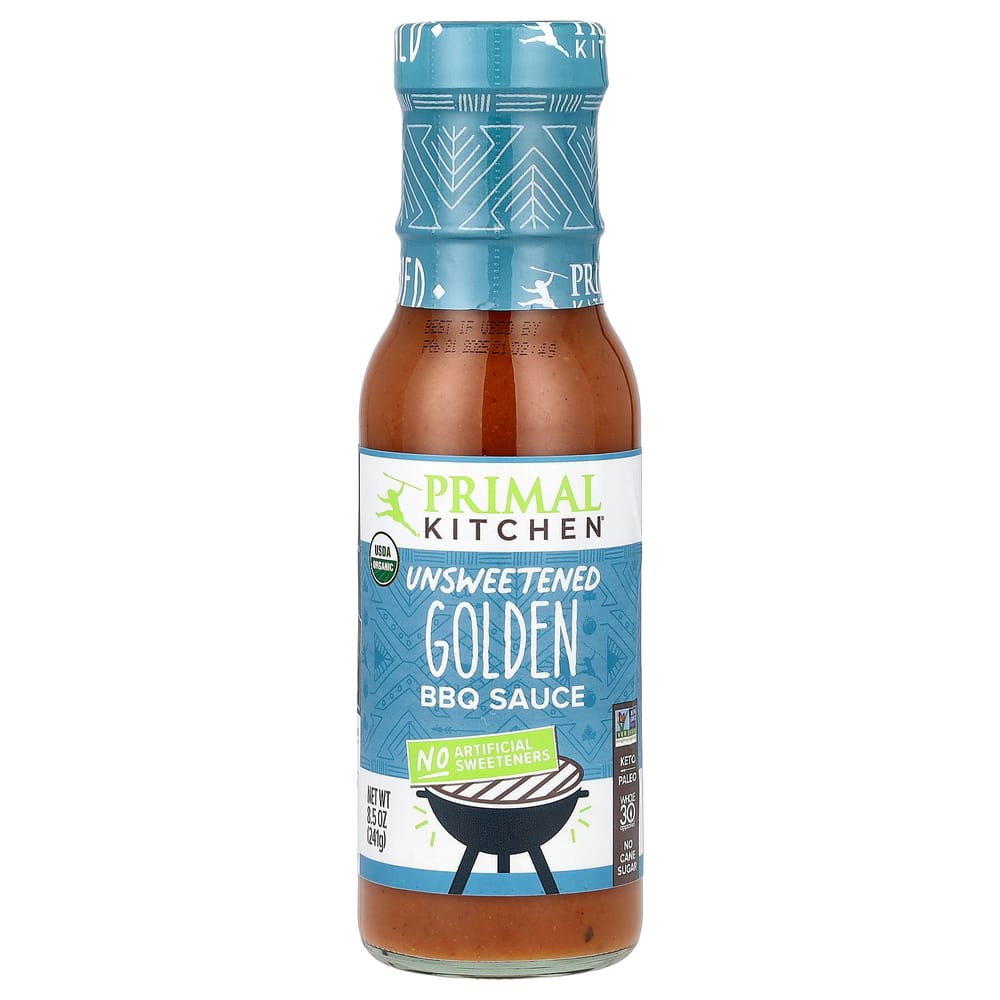 Primal Kitchen Golden BBQ Sauce Unsweetened 241g (8.5oz)