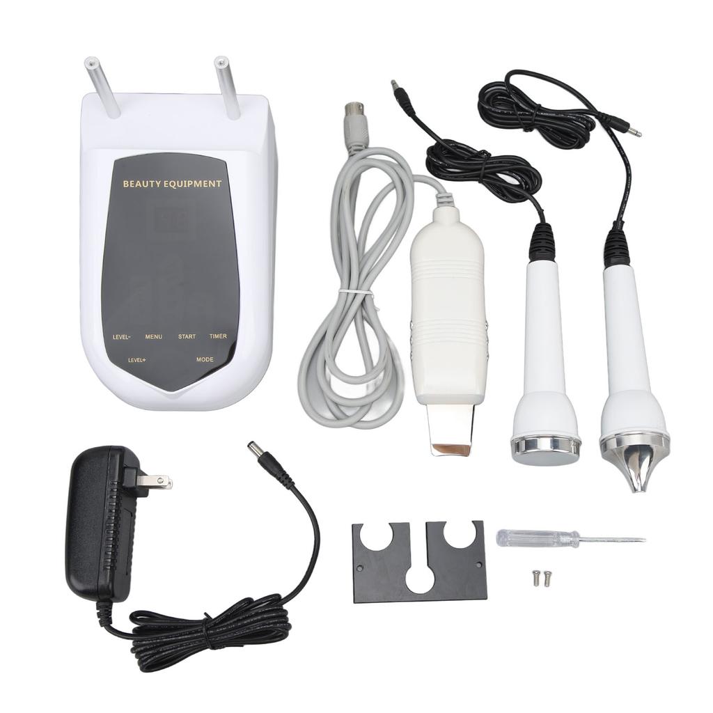 3 in 1 Ultraschall Schönheitsgerät 7 Stufen Hautschrubber Gesichts- Augenpflege Mitesser Pickel entfernen