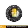 3 Inch 8D LED Lens Driving Work Light 30W Dual Color Flush Mount Fog Lamp Square Round For Off Road 4x4 Truck SUV ATV Motorcycle