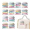 Seasonal Color Selection Cards 12 Piece Seasonal Clear Acrylic Season Color Analysis Template Cards for Clothing Outfits Makeup