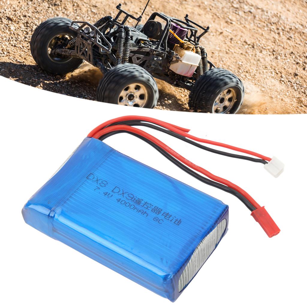 4000mAh 7.4V Transmitter Remote Control Battery For Spektrum TX Transmitter DX8 DX9 Remote Control