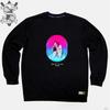 DOLDOL Shark Dog_Mtm-140 Shark Dog Surfing Hawaii Character Graphic Graffiti Design Sweatshirt Long Sleeve