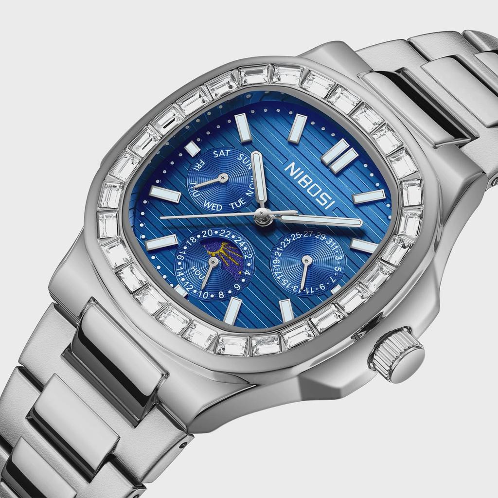 Fashion Men Watches Luxury Date Miyota Quartz Watch Men Waterproof Stainless Steel Male Clocks Reloj Hombre