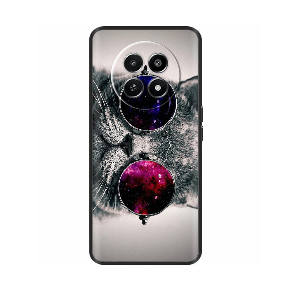 Cool Skull Case For Realme 12 5G Funda Soft Silicone Back Cover Cartoon Shockproof Cases For Oppo Realme 12X realme12 Bags Shell