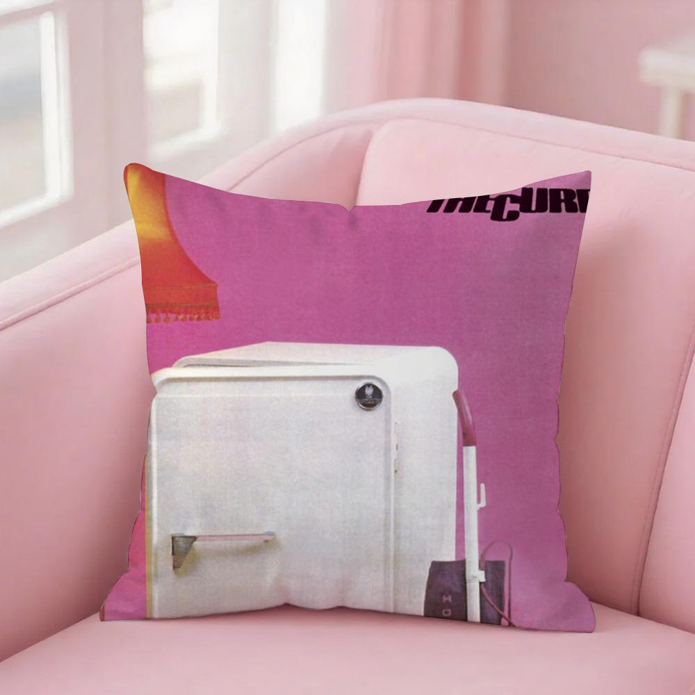 Band Singer The C-Cure Greatest Hits Pillow Case PillowCover Square PillowCase Sofa with for pattern comfortable cushionsuitable