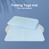 Portable Yoga Mat Foldable Vibration Damping Sweat-absorbing Soft Non-slip TPE Professional Indoor Workout Pad Cushion Exercise Use