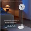 Retractable Oscillating Fan: Rechargeable, Height-Adjustable, Foldable for Home, Office, Desk, or Outdoor Use.