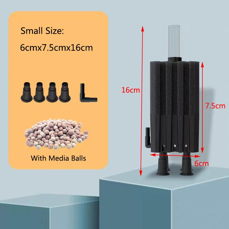 

Bio Sponge Filter for Aquarium Fish Tank Shrimp Pond Air Pump Biochemical Filtration Noiseless Foam Spong aquarium accessories