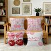Kunst Rosa Schleife Kirsche Lieblich Kawaii Kissenbezug Zoll Bauernhaus Dekor Heim Überwurf Kissenbezüge Für Sofa Dekorationen