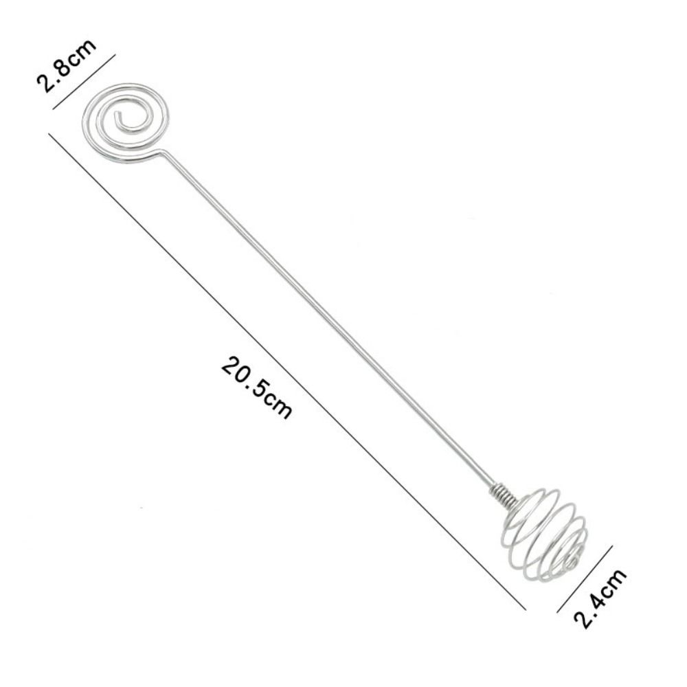 

Long Handle Honey Dipper Sticks Stainless Steel Honey Stirrer Metal Mixing Spoon Honey Jar spiral