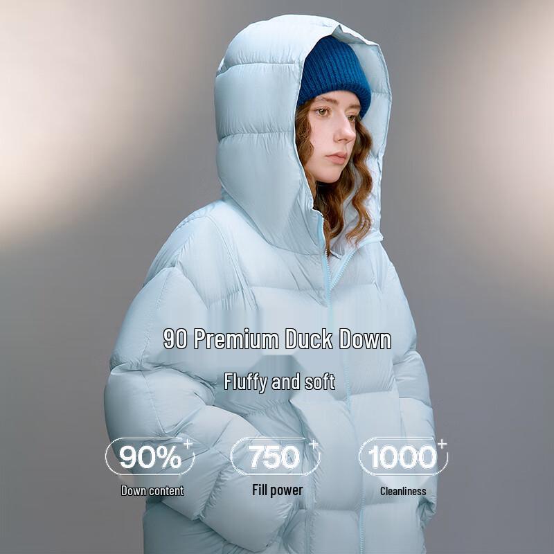 Women's 2025 Winter Super Soft 90% Duck Down Puffer Jacket
