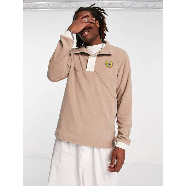 

Коричневый флис с кнопками adidas Originals Wander Hour