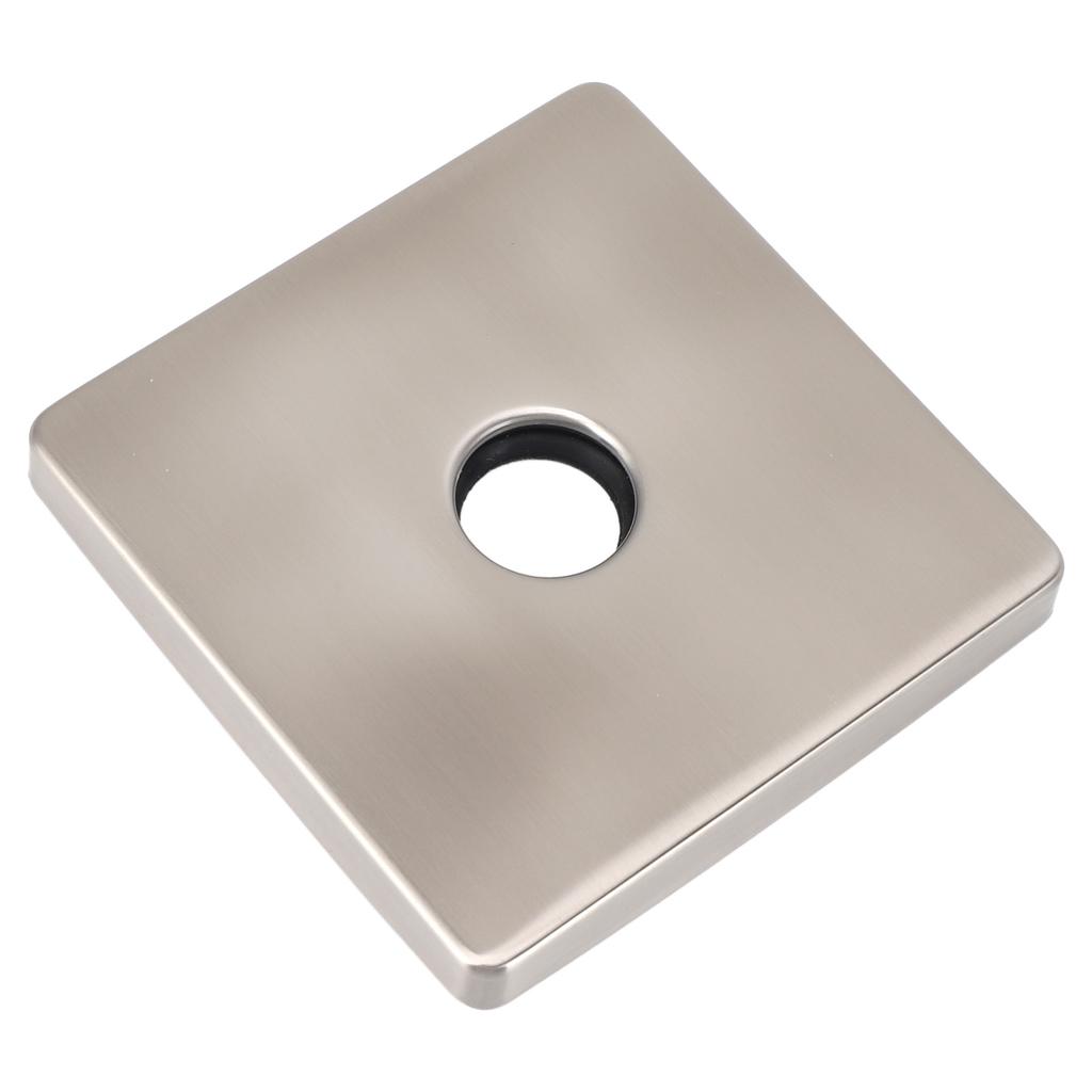 Čtvercová krycí deska na sprchové rameno Univerzální Dekorativní Extra Velká Nerezová Příruba na Sprchové Rameno