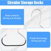 Ouligay 4PCS Hat Organizer for Baseball Caps Hat Hangers for Closet Stainless Steel Ball Cap Storage Organizer Rack Storage for Scarf Clothing Belt