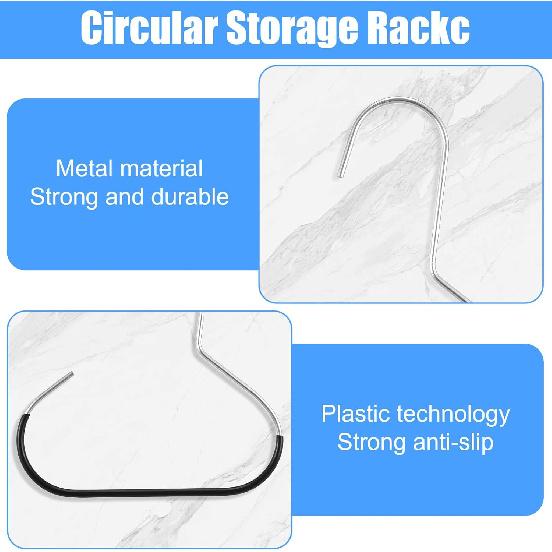 Ouligay 4PCS Hat Organizer for Baseball Caps Hat Hangers for Closet Stainless Steel Ball Cap Storage Organizer Rack Storage for Scarf Clothing Belt
