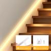 Inngang Trappegang Smart Nattlys Stripe 24V Solid Silikon COB LED Neon Tape Installer Hvor Som Helst Bærbar PIR Bevegelsessensor