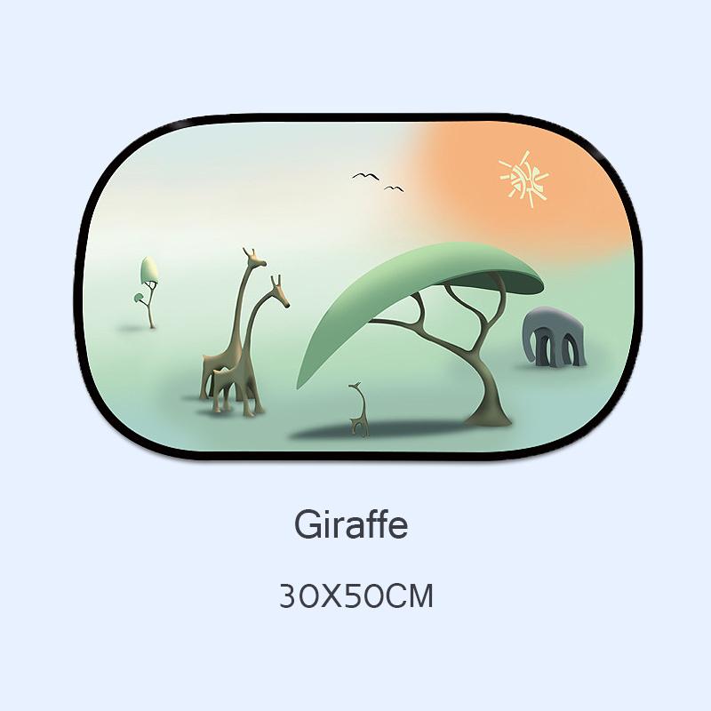 

Car Sun Shade UV Protection Electrostatic Adsorption Car Window Sunshade For Kids Universal Auto Curtain Outdoor Sunscreen