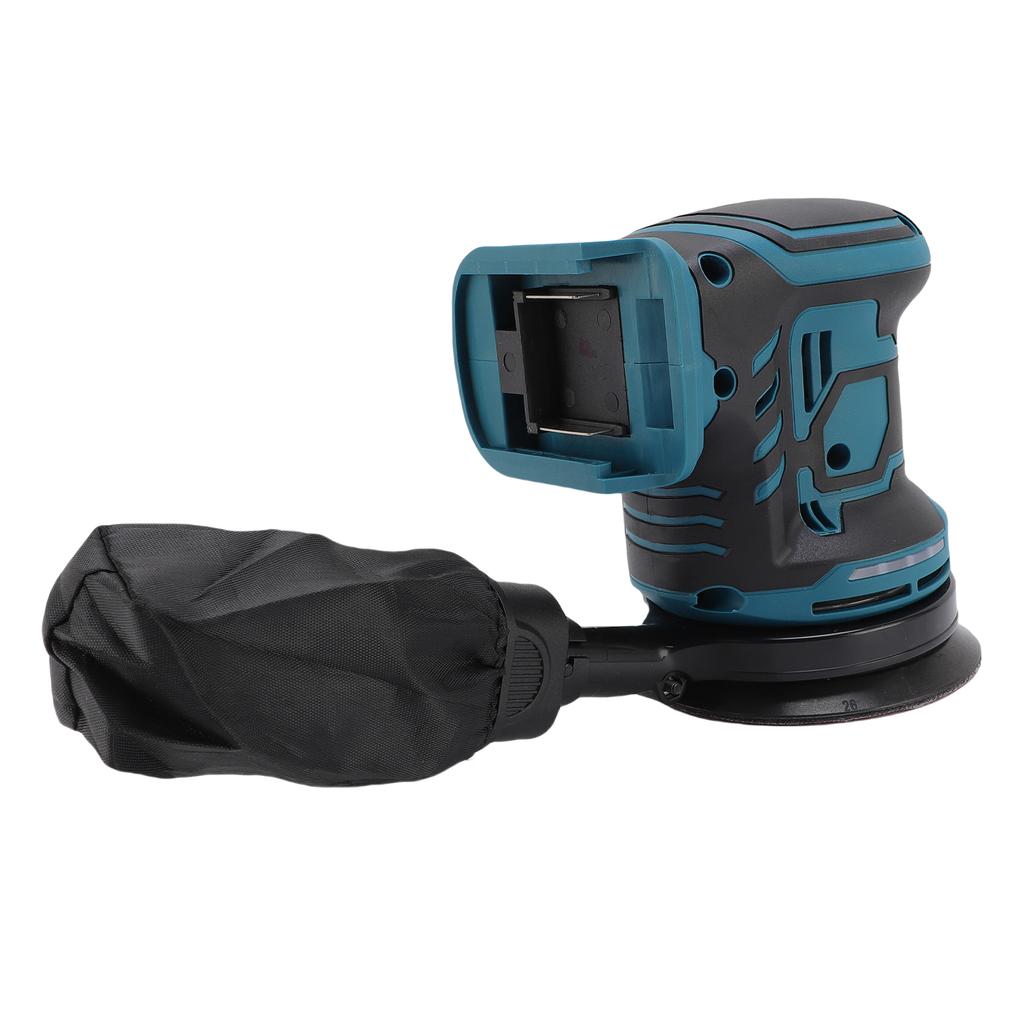 21V Cordless Sander 5 Inch Electric Orbital Sander 19000rpm Max Speed To Adjust with Dust Collection System for