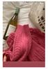 Twisted Knit Cardigan: Thickened Milk Fur Sweater Coat for Women, Autumn Winter 2022