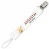 Planetee Pacifier Clip for Name AUGUSTIN Baby of Love Bee Boy | Pacifier Clip Birth Gift