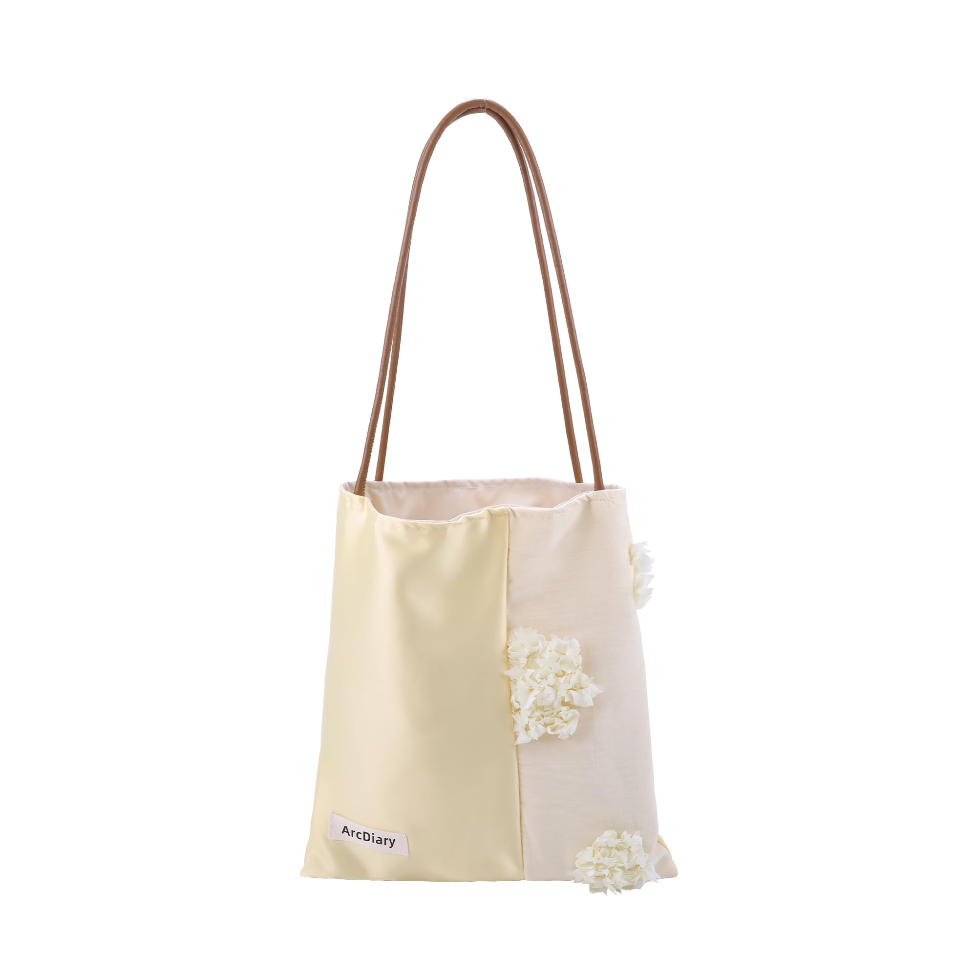

Tote large capacity A4 shoulder color blocking cute floral shoulder popular for with for commuting to work or school [ArcDiary] bag, bag, design,