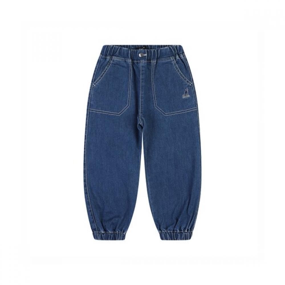 Kangol Kids Denim Jogger Pants Blue Sa 0206 Blue/110