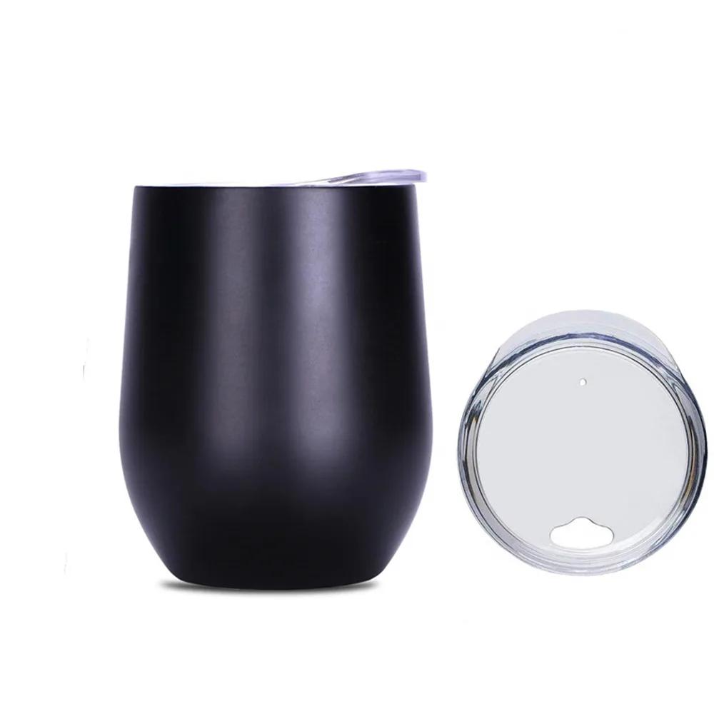 Weinglas Tumbler 12oz doppelwandiger Vakuum-Tumbler für Kaffee, Wein, Cocktails