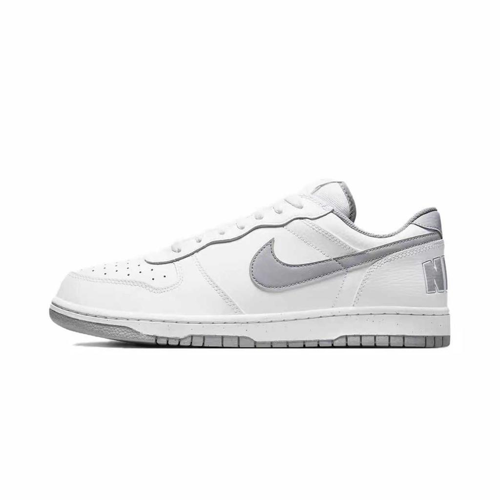 Nike Big Low Planet Falling Low top Skateboard Shoes Men's Black Gray 355152-106(Team1576-)
