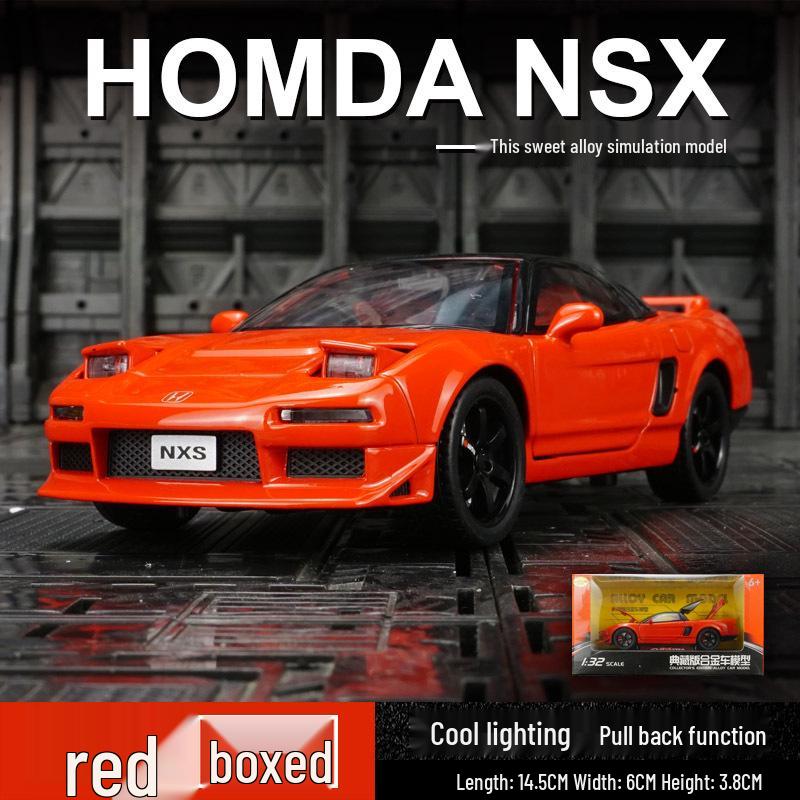 

Zhongyuanxing 21030 Модель автомобиля из сплава NSX: Японский суперкар игрушка со звуком и светом для детей красный