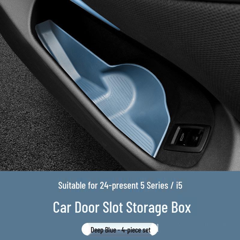 

BMW 5 Series i5 Door Slot Storage Box Organizer (2024-2026) - Car Interior Decoration