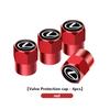 For Lexus 4Pcs Car Wheel Tire Valve Cap Protection Cover Auto Accessories CT ES GS NX IS250 RX350 IS200 LX570 UX250h CT200h AFT1