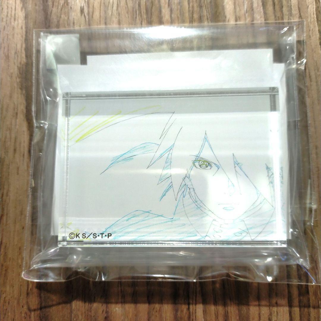Used Sasuke Uchiha acrylic block original picture acrylic art NARUTO boruto