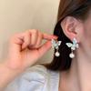 Elegant Bowknot Flower Earrings: 2025 Trendy High-End Design for Women
