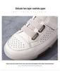 Summer Korean-Style Women's Hollow Velcro Sneakers - Soft, Trendy, and Perforated Design.