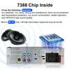 Car MP3 Player 1 DIN Car Radio 7 Colorful Lights Stereos for Car Universal FM Music Radio with Remote Control Bluetooth Hands-free Music Smart Voice
