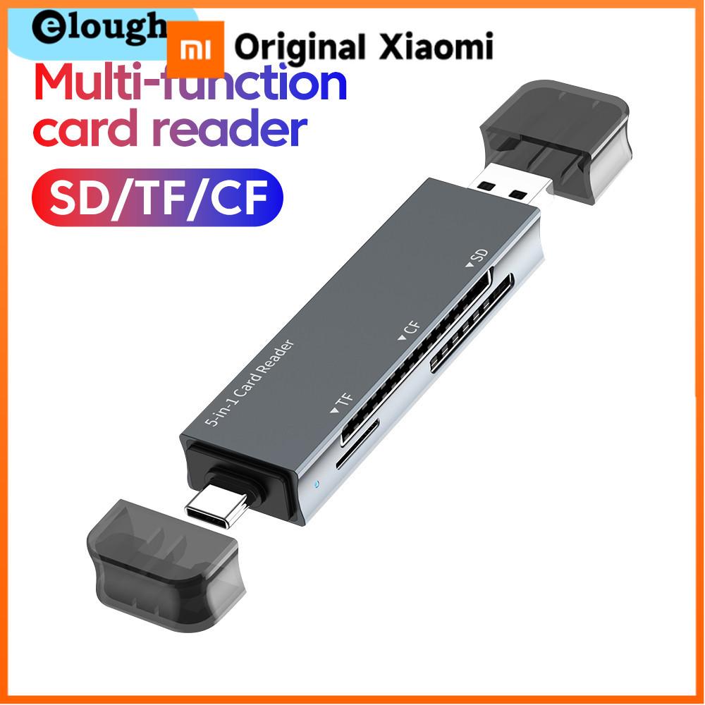 Xiaomi 5 In 1 Multifunction Card Reader USB 3.0/Type C To SD Micro TF CF Card Reader for PC Laptop High Speed Memory SD Card Reader