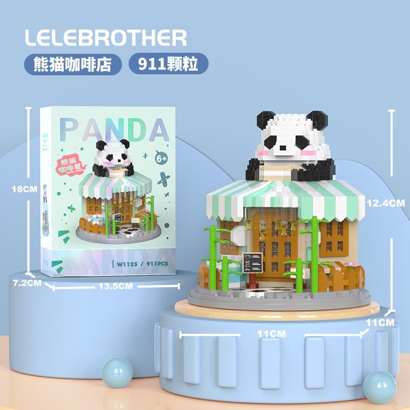 Kawaii Micro Building Blocks Toys for Children 5 To 7 Years Old Mini Panda Block Diamond Blocks Games Child Assembled Bricks Toy