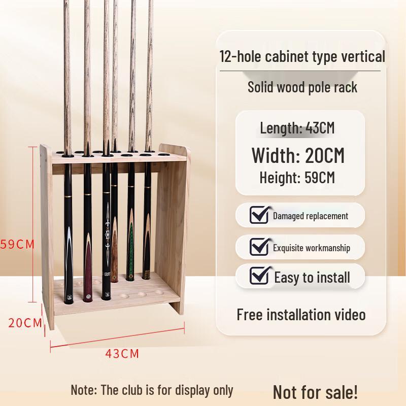 Luoweini Floor-Standing Billiard Cue Rack
