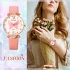 Butterfly Watch Cute Waterproof Analog Display Simple Fashion Leather Strap Quartz Watch for Commute School Girls Women Fashion Accessory - Birthday